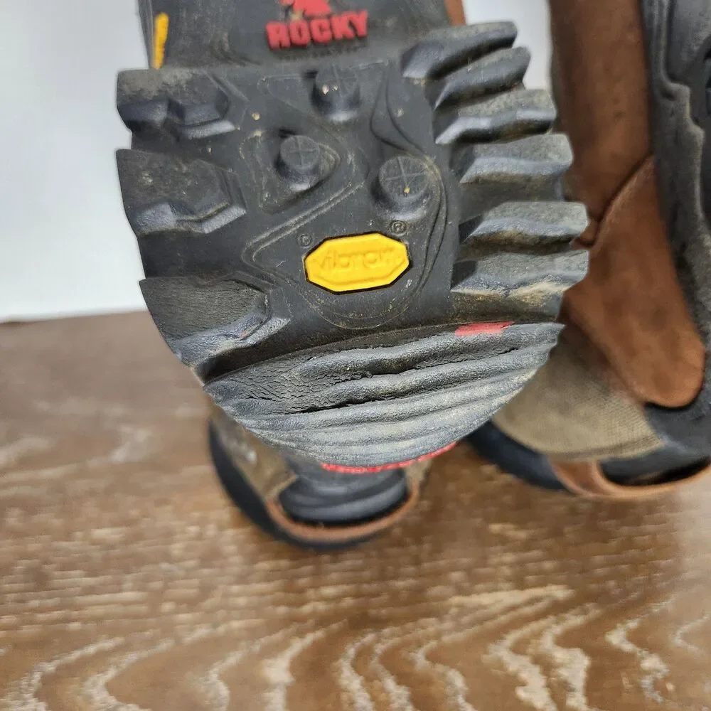 Rocky 400 Timberwolf Pro Hunter Mens Lace Up Boots Thinsulate Gore-Tex Size 9.5W